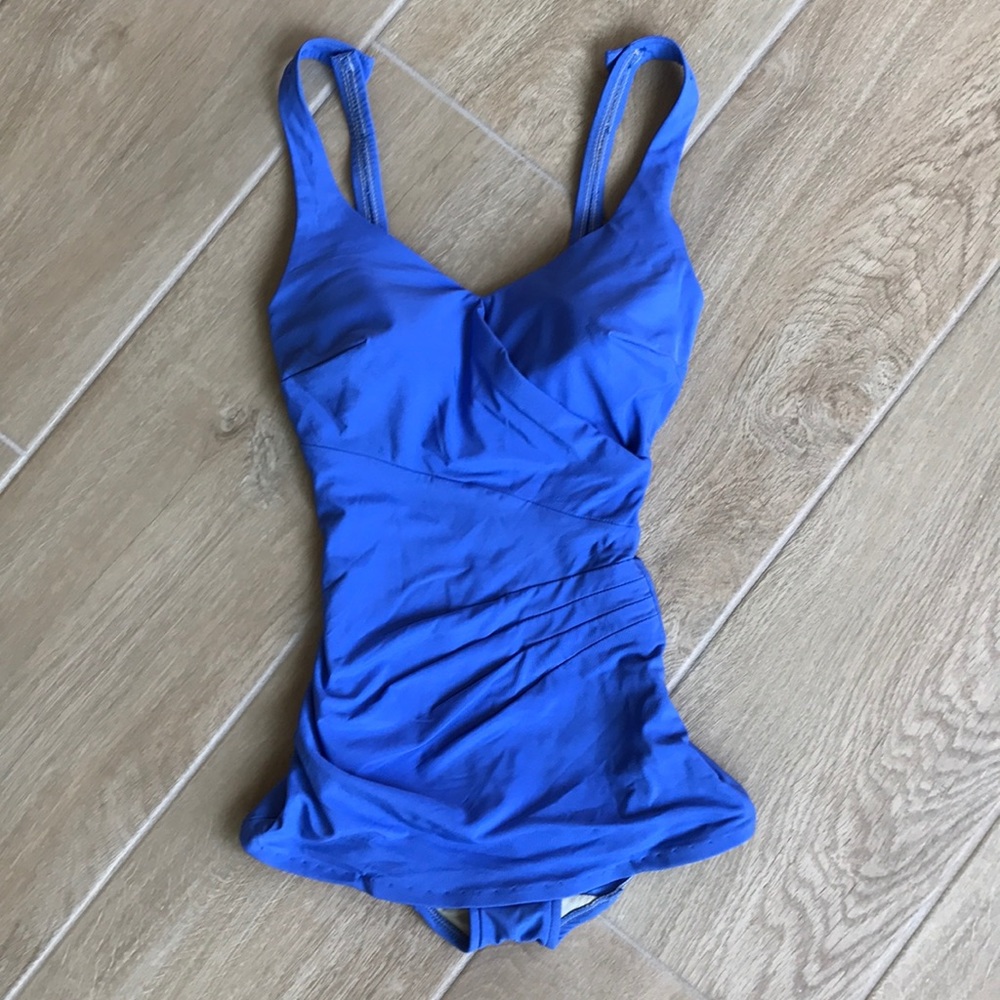 Vintage 1960's 1970's One Piece Swimsuit Perfection Fit by Roxanne Blue 🇺🇸